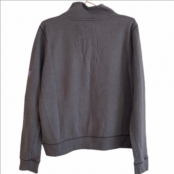 PINK Grey Sweatshirt Size Large - Picture 2 of 3